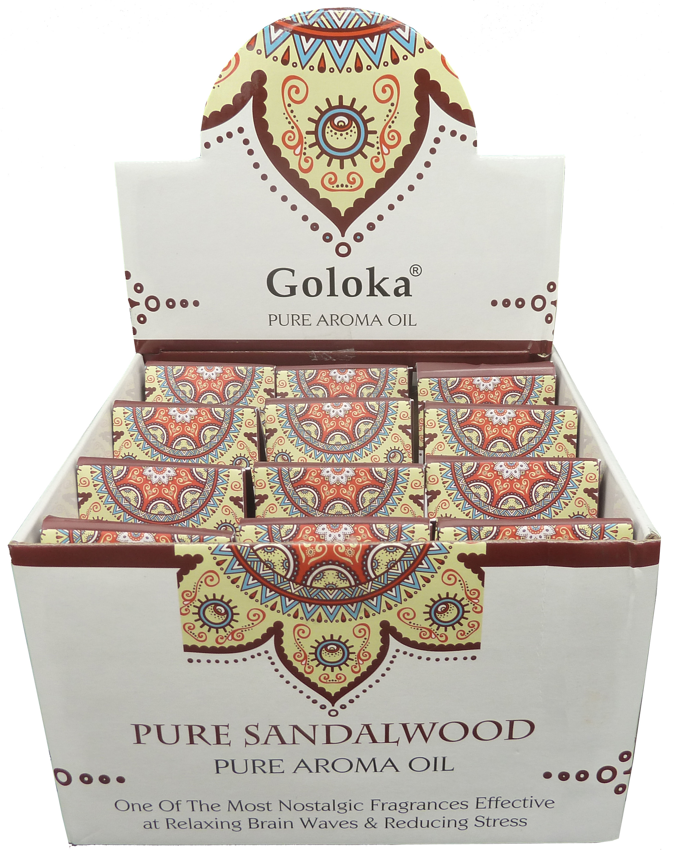 Perfumed Goloka Sandalwood oil 10mL 12pcs