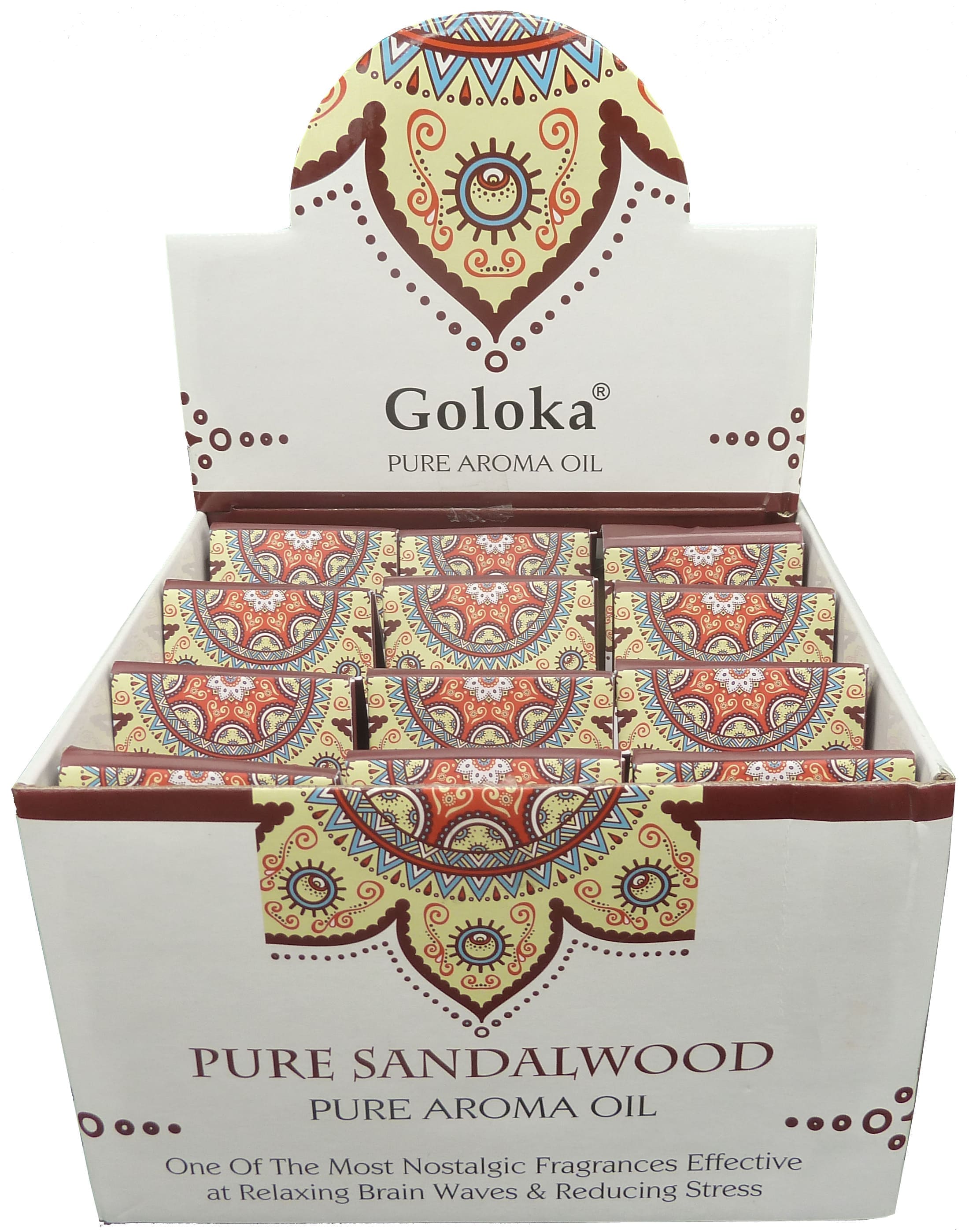 Perfumed Goloka Sandalwood oil 10mL 12pcs