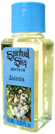 Pack of 6 perfumed oils spiritual sky jasmine 10ml