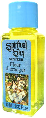 Pack of 6 perfumed oils spiritual sky orange blossom 10ml