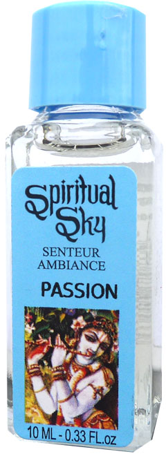 Pack of 6 perfumed oils spiritual sky passion 10ml