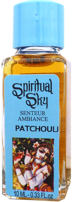 Pack of 6 scented oils spiritual sky patchouli 10ml