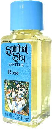 Pack of 6 perfumed oils spiritual sky rose 10ml