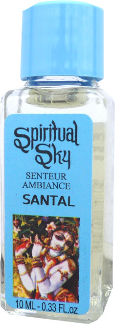 Pack of 6 scented oils spiritual sky sandalwood 10ml