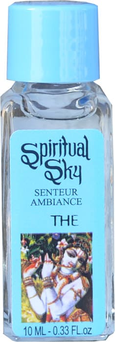 Pack of 6 scented oils spiritual sky tea 10ml