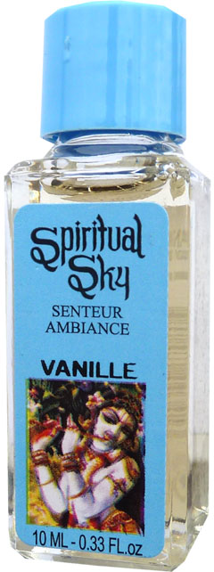 Pack of 6 scented oils spiritual sky vanilla 10ml