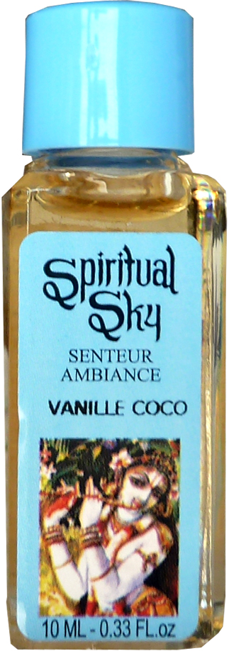 Pack of 6 spiritual sky vanilla coconut scented oils 10ml