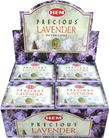 Hem incense Precious Lavender cones