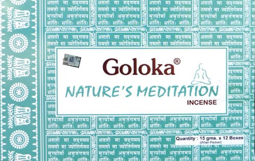 Goloka incense nature's meditation masala 15g