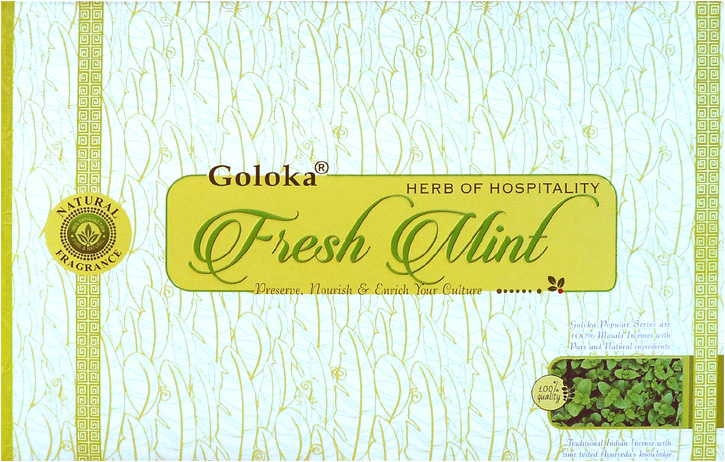 Fresh mint goloka incense 15g