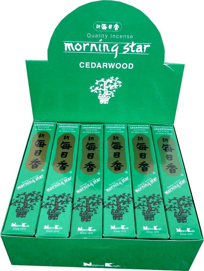 Japanese incense morning star cedarwood