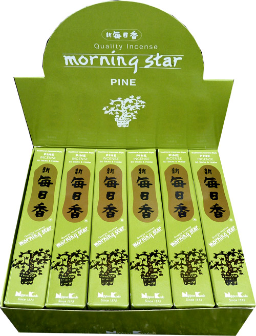 Japanese incense morning star Pine 50 sticks