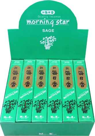 Japanese incense morning star sage 50 sticks