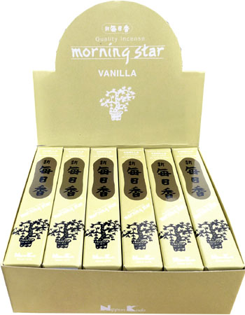 Japanese incense morning star vanilla 50 sticks