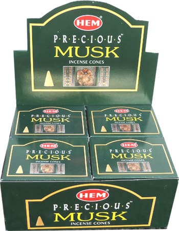 Hem incense precious musk cones