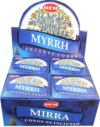Hem incense myrrh cones