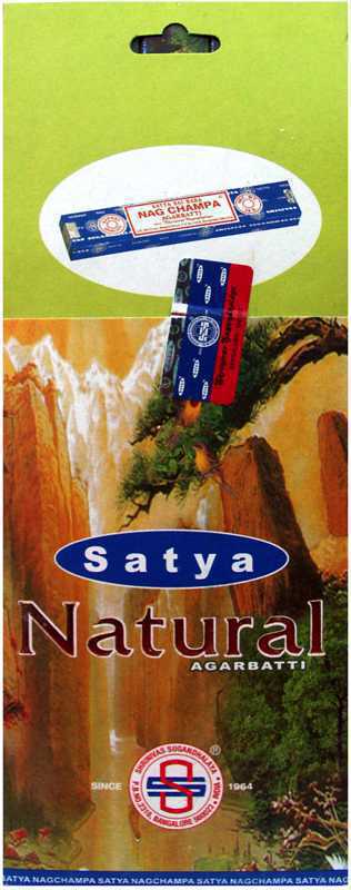 Natural Satya Incense Square 10g