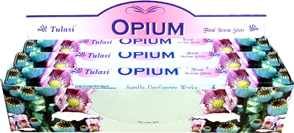Incense tulasi sarathi opium hex 20g