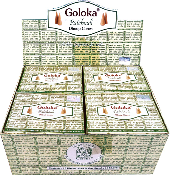 Goloka cones Patchouli incense