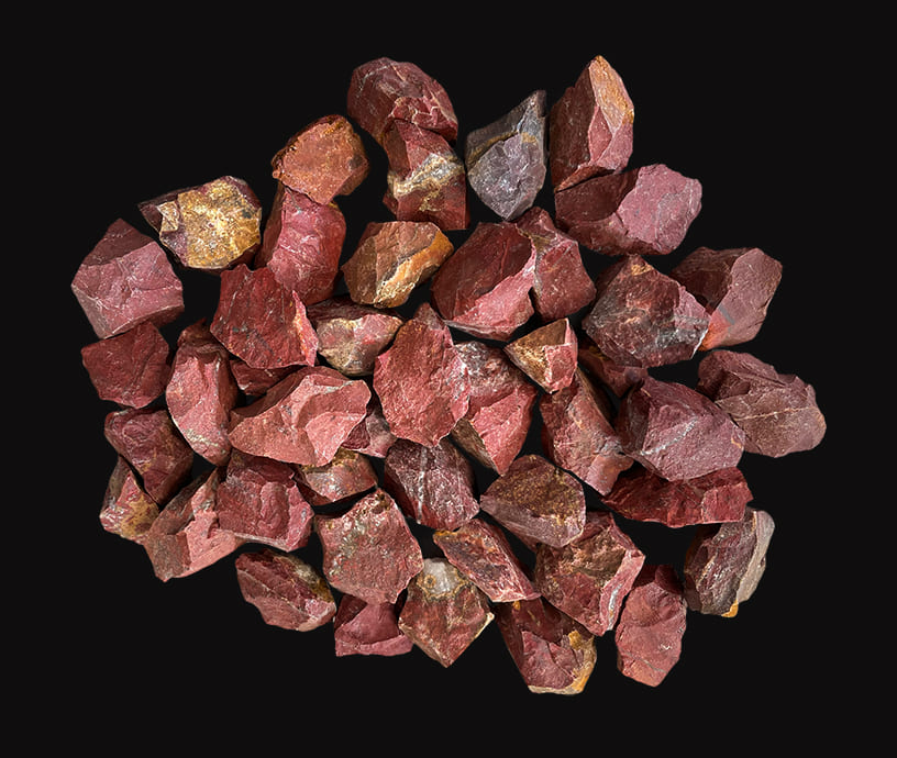 Raw red Jasper 1Kg