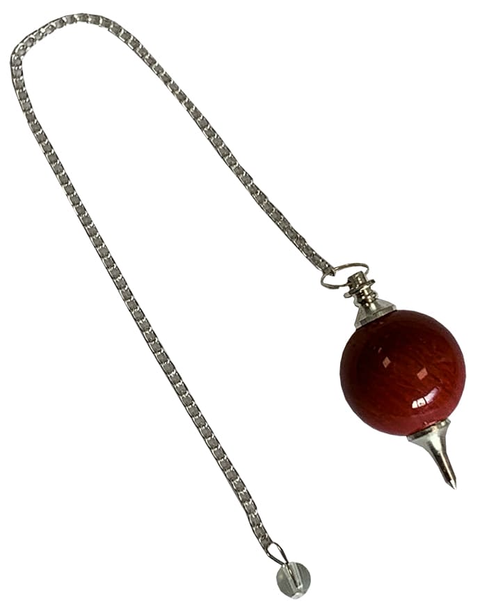 Red Jasper sphere pendulum 4cm