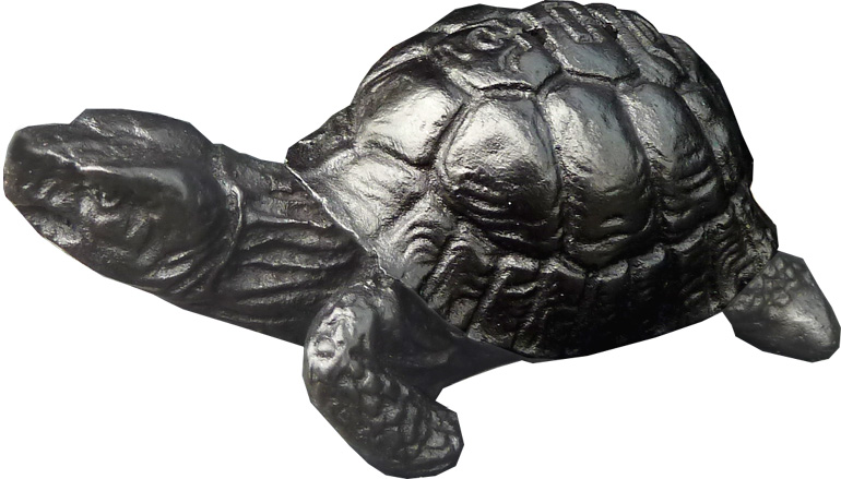Incense holder turtle resin 9x4cm