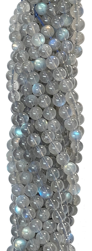 Labradorite AAA 6mm pearls on 40cm string