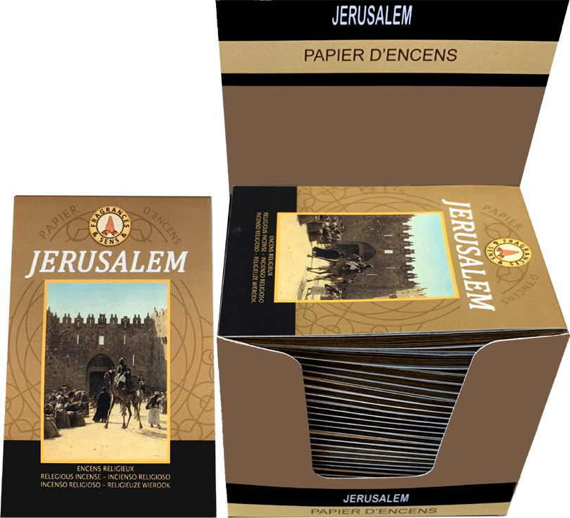 Jerusalem Fragrances & Sens Incense paper x30