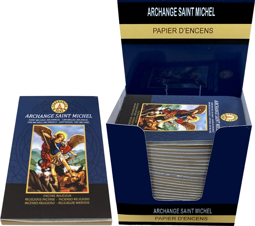 Saint Michael Archangel Fragrances & Sens Incense paper x30