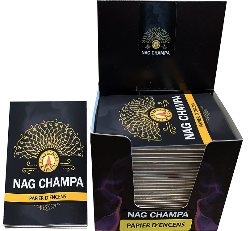 Nag Champa Fragrances & Sens Incense paper x30