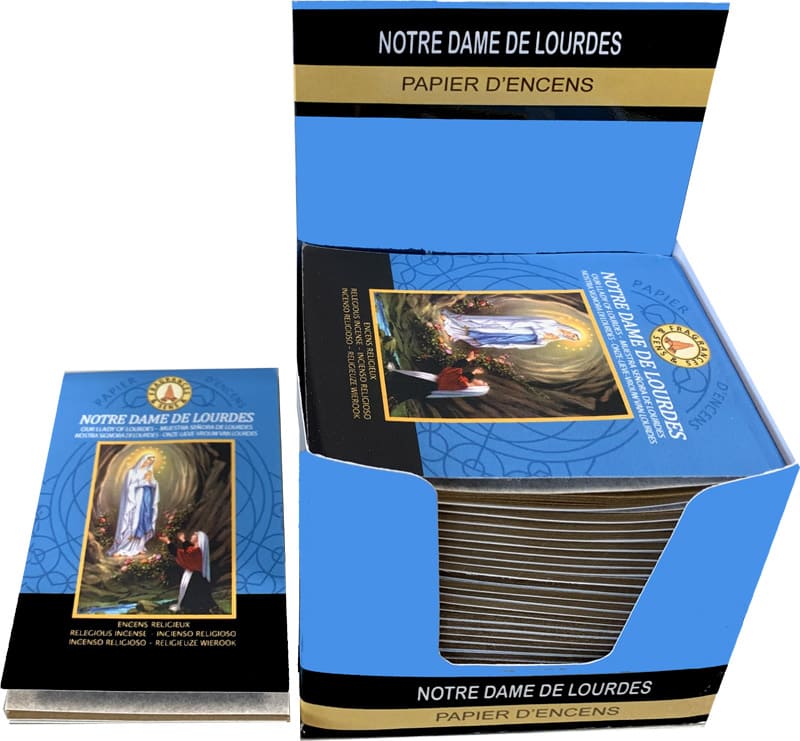 Our Lady of Lourdes Fragrances & Sens Incense paper x30