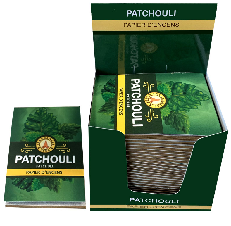 Patchouli Fragrances & Sens Incense paper x30