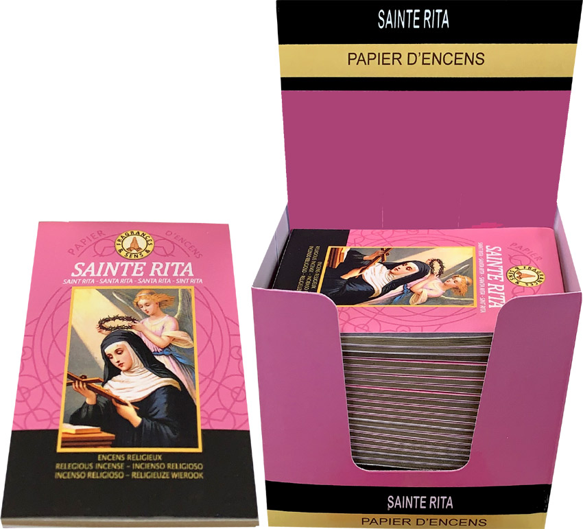 Saint Rita Fragrances & Sens Incense paper x30