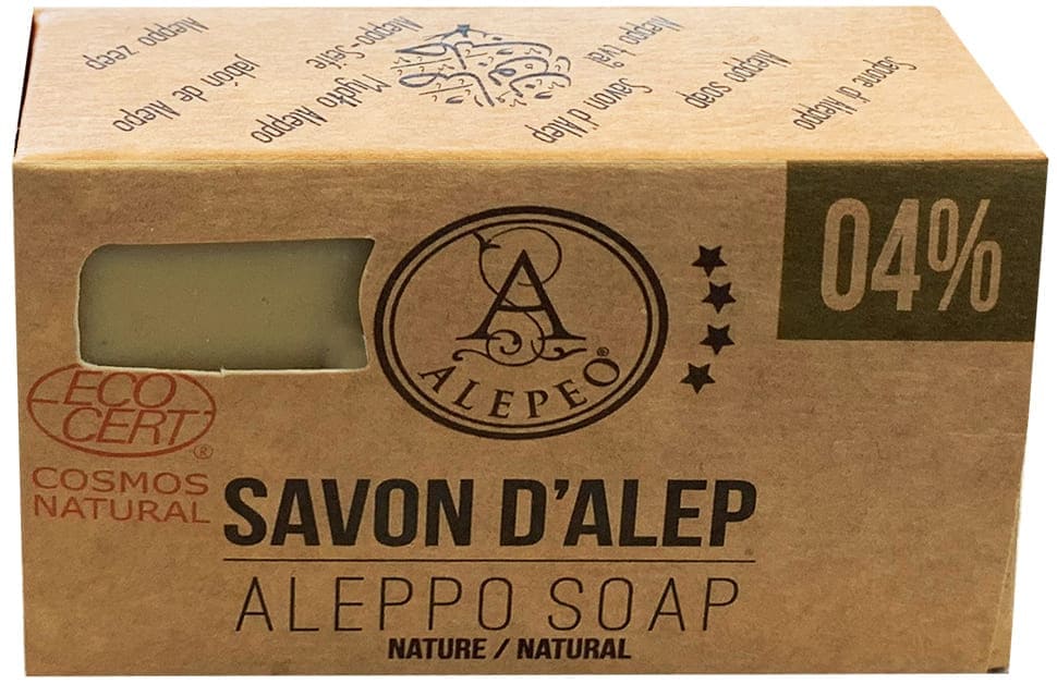 Alepeo aleppo natural eccocert soap 4% 100g