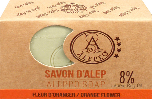 Alepeo aleppo orange flower soap 8% 100g