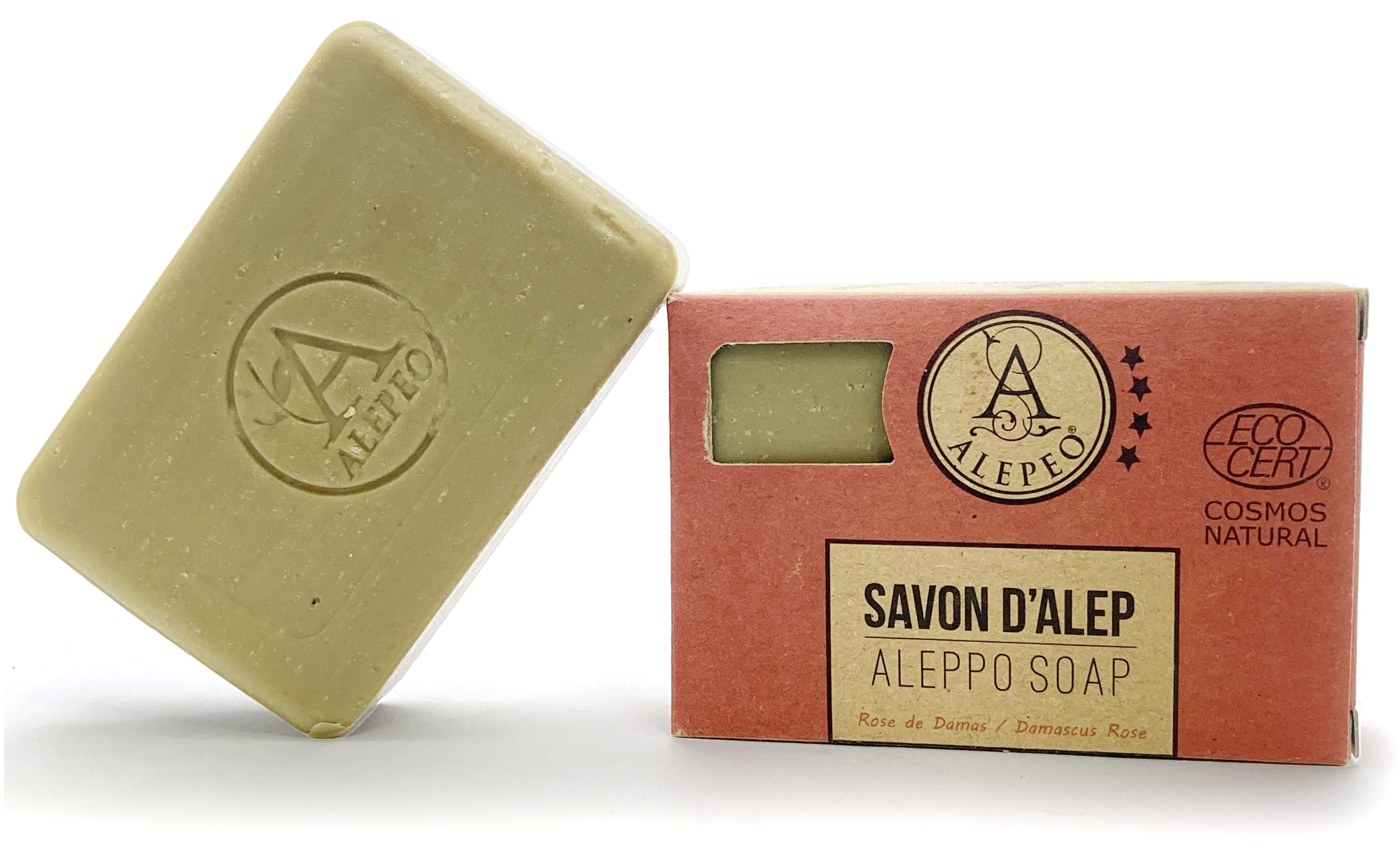 Alepeo damascus rose soap 100g - ECOCERT