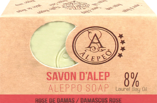 Alepeo aleppo damascus rose soap 8% 100g