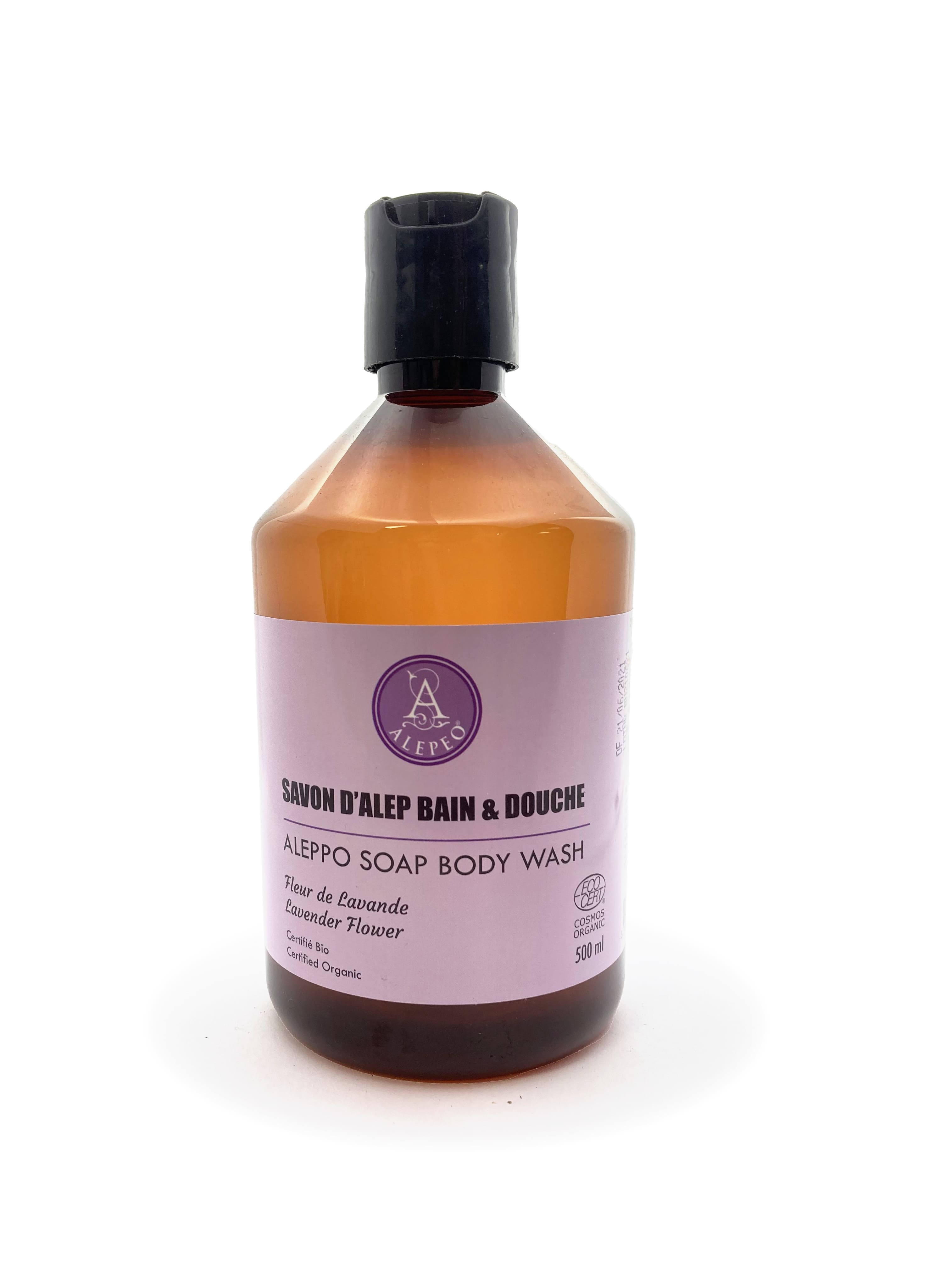 Liquid Aleppo Soap - Ecocert - Lavender Flower 500ml 