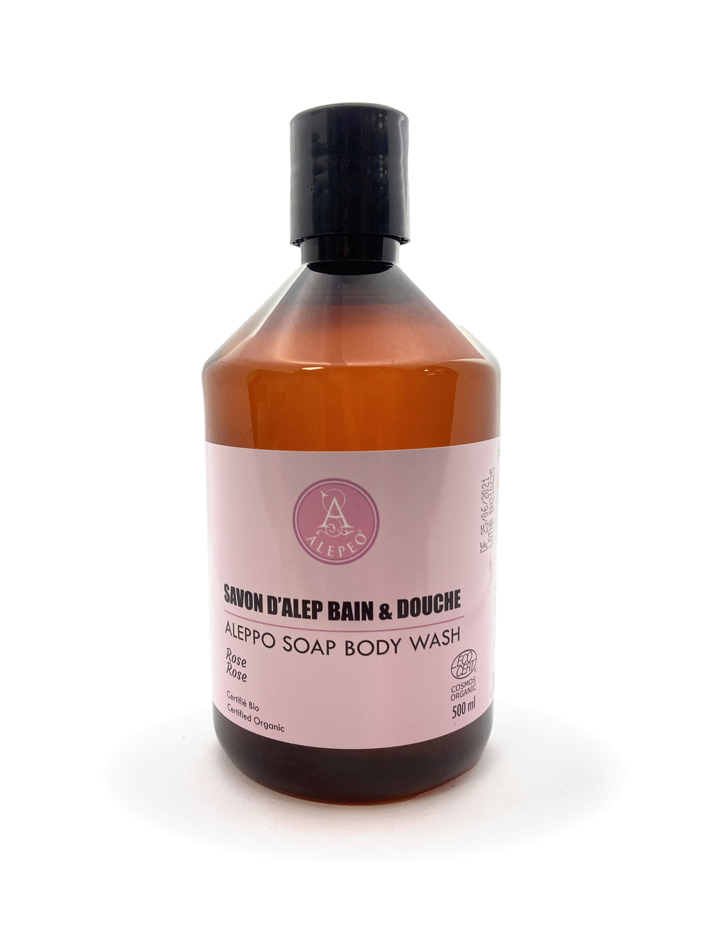  Liquid Aleppo Soap - Ecocert - Rose 500ml 