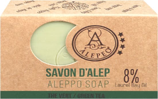 Alepeo aleppo green tea soap 8% 100g