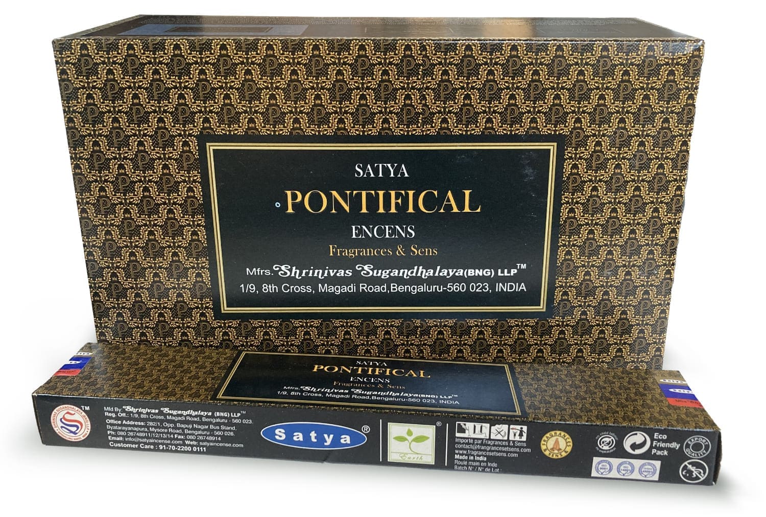 Pontifical Satya Fragrances & Sens incense 15g