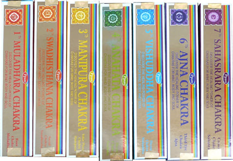 Ppure 7 chakras incense 15g