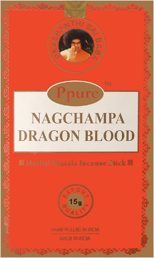 Ppure nagchampa Dragon's Blood incense 15g