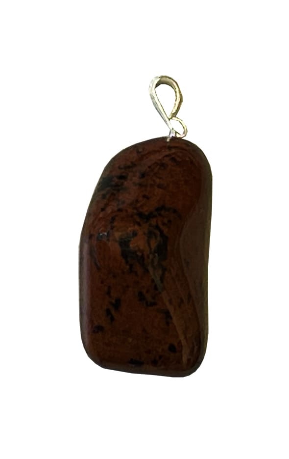 Mahogany Obsidian AB tumbled stone Pendant