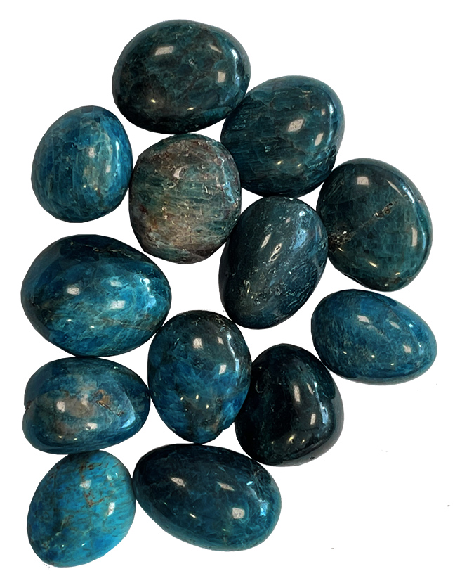 Apatite A tumbled stone 2-3cm 250g