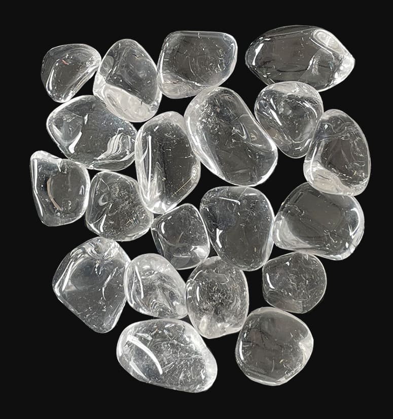 Rock Crystal A tumbled stone 250g