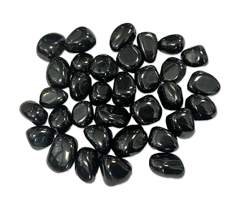 Jet A tumbled stone 250g