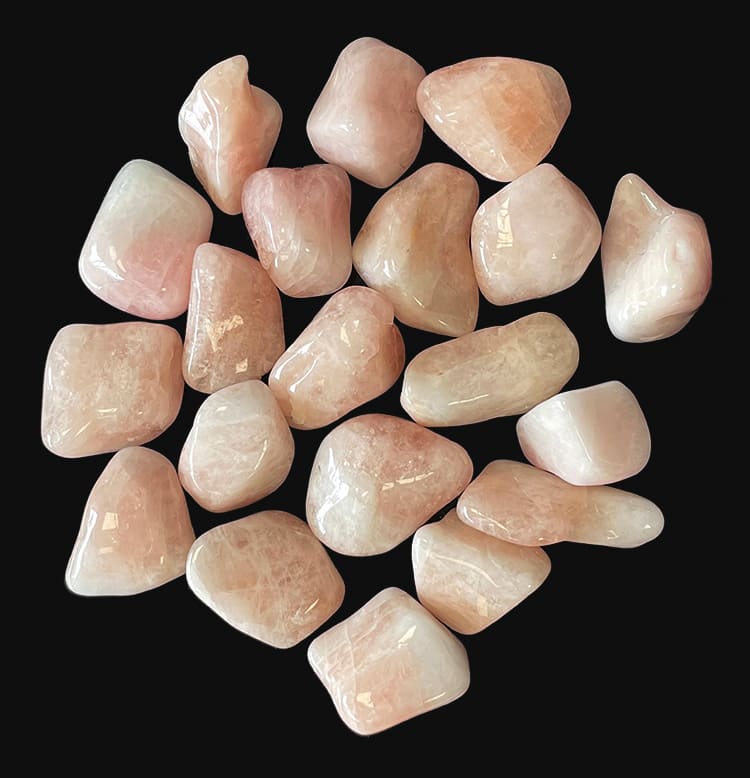 Morganite A tumbled stone 250g