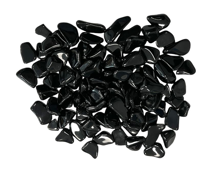 Black Obsidian AB Small tumbled stone 250g