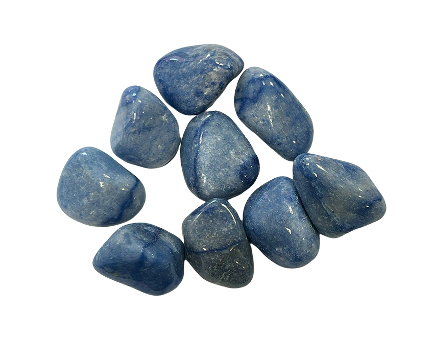 Blue Quartz AB tumbled stone 250g